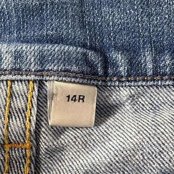 GAP 1969 9.5” Rise Flare Jeans Women's Blue Denim Size 14 Stretch - Picture 6 of 10
